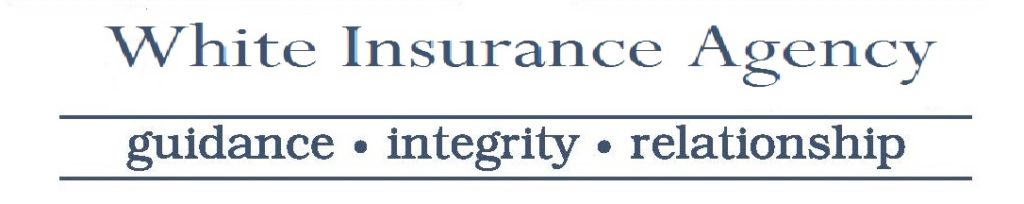 White Insurance Agency Logo 