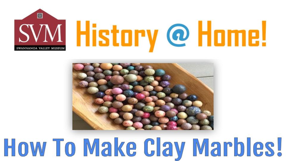 Marbles clay made were when Rediscovering Vintage